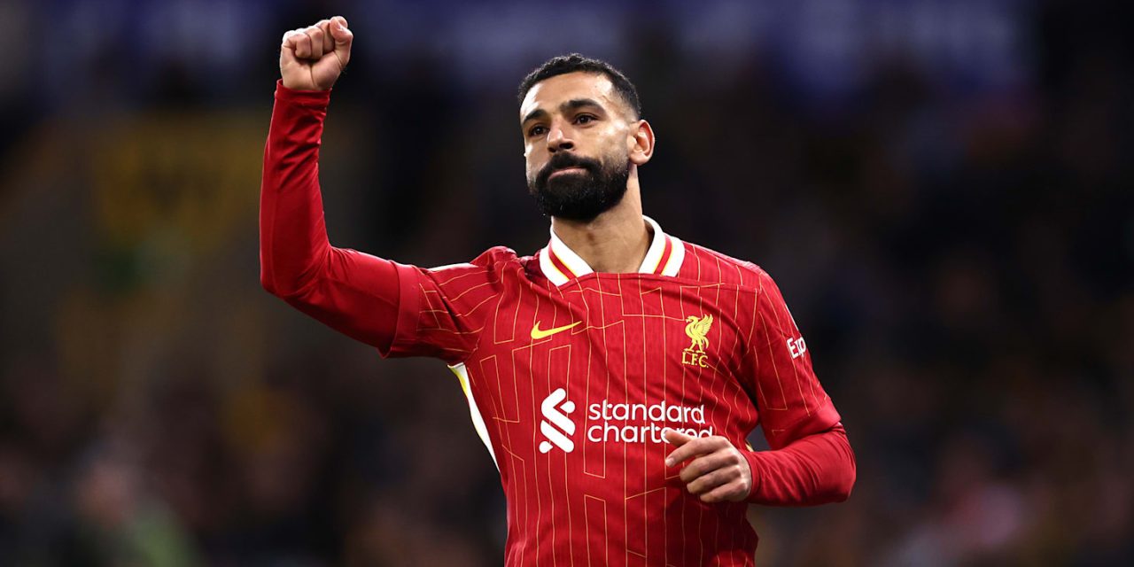 Pemain Liverpool Mohamed Salah Penyerang Terbaik