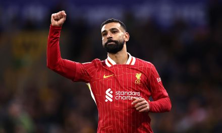 Pemain Liverpool Mohamed Salah Penyerang Terbaik