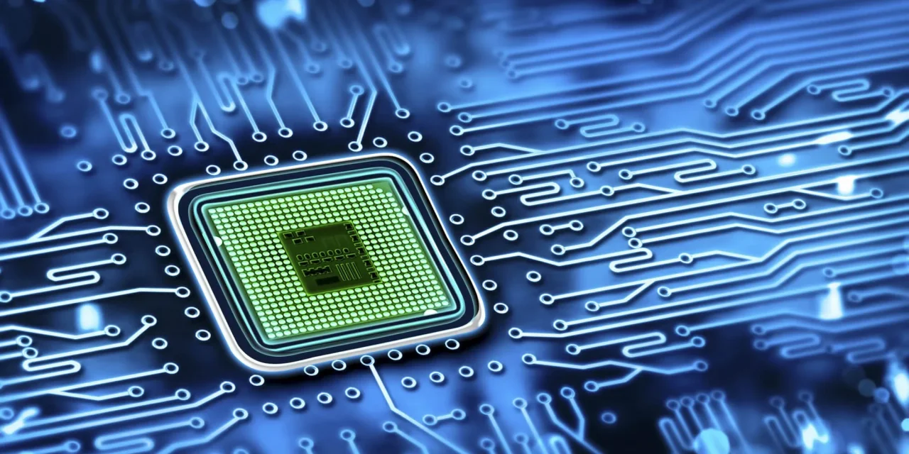 Komponen Kecil Microchip Pada Perangkat Elektronik