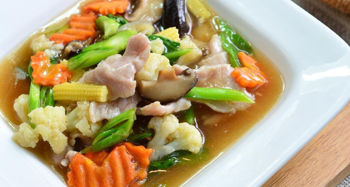 Hidangan Sayuran Capcay Dengan Bumbu Tambahan