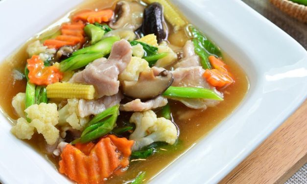 Hidangan Sayuran Capcay Dengan Bumbu Tambahan