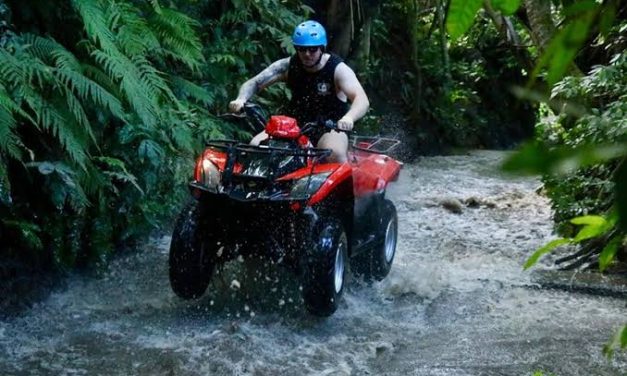 Kendaraan Kecil ATV Dengan Roda Offroadnya