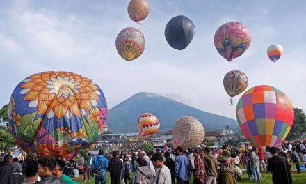 Sebuah Mainan Karet Balon Dengan Berbagai Bentuk